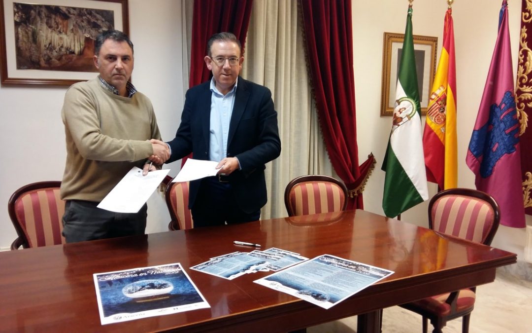 El Ayuntamiento y la Asociación de Empresarios de Aracena firman un convenio de colaboración para estas Navidades